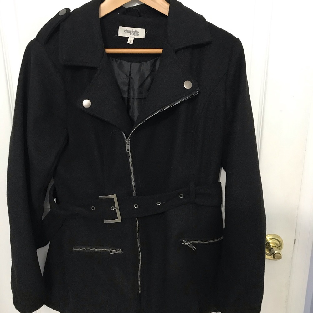 COPY - Black Belted Wool Coat